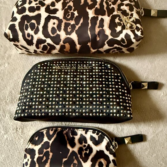Victoria's Secret Cheetah Cosmetic Bags (Pack of 3) - Picture 5 of 7